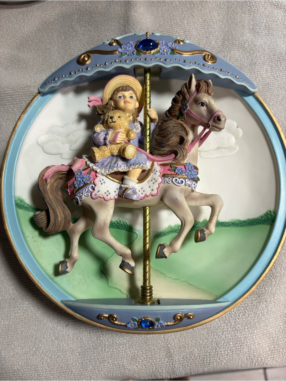The Bradford Exchange “Carousel Daydreams” - Picture 6 of 6